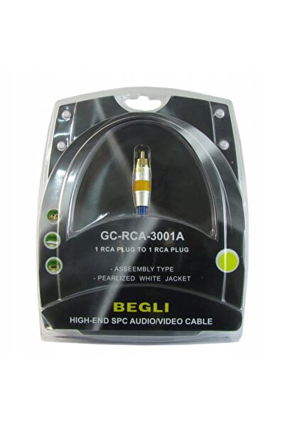 NO BRAND Cablu de interconectare pentru subwoofer RCA - RCA 2m