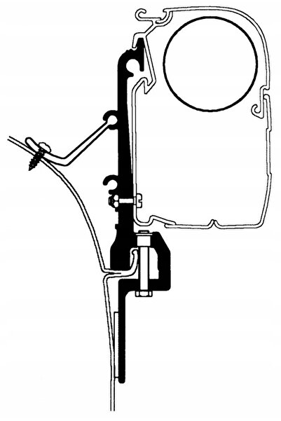 Thule Adaptor pentru marchiză MB Sprinter Van