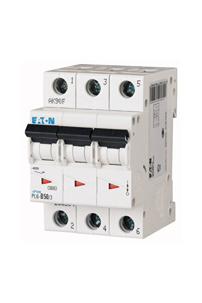 Eaton Αυτόματος διακόπτης κυκλώματος 50Α 3P C 6kA, Eaton, πολύχρωμος