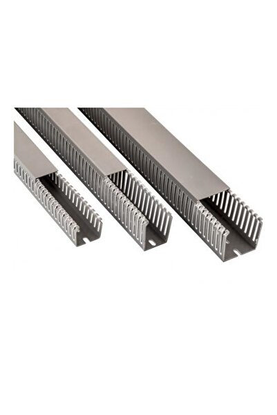 Danex Κανάλι Καλωδίων Διάτρητο 40x60mm, 40 x 60 mm, Novelite, Γκρι