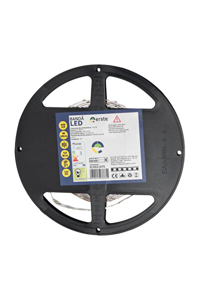 ERS TE Bandă LED 5x60 4.8W/m 6400K IP20 5m/rolă, Erste, Multicolor