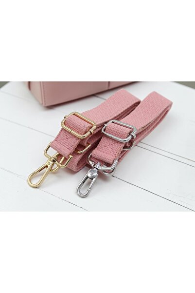 Anatolia 3cm Pink Cotton Adjustable Bag Strap