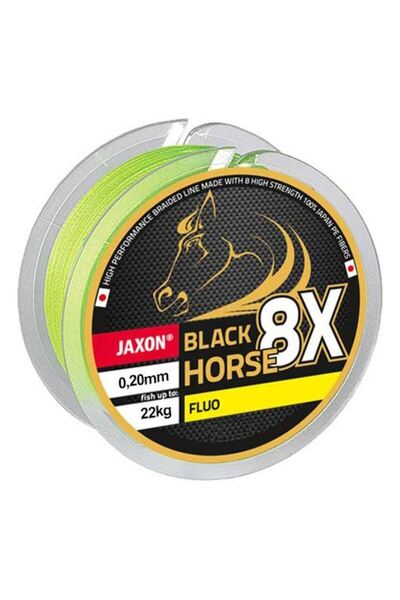NO BRAND Fir împletit Jaxon BLACK HORSE 8X FLUO 0,20mm 200m