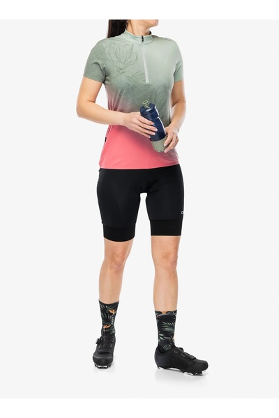 CMP Tricou de ciclism Talya pentru femei - fistic/coral 42 (L)