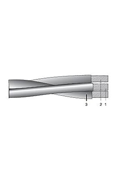 Danex Aluminum Aerial Twisted Cable, T2xir 3x16+25 Mm² – Unifilar, Metal, DAN...