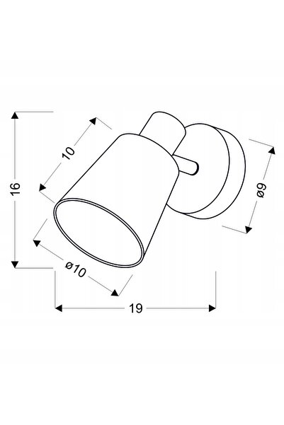 NO BRAND Aplică de perete Candellux PIN 91-70814 Crom