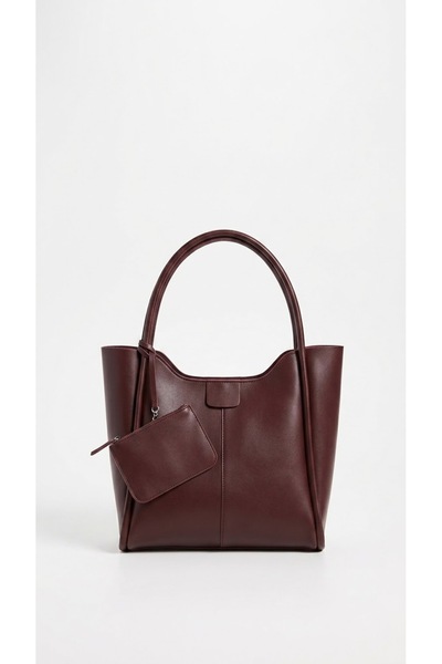 Lilivo Bags Elena Wallet Detailed Women's Hand and Shoulder Bag-Burgundy