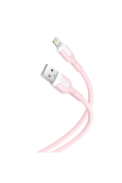 Xo Cablu de date Lightning la USB-A, 1.0 m - roz