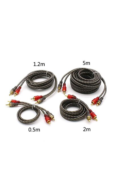 Choice4 <=0.5m Car Audio Subwoofer Amplifier Connection Audio Signal Cable Du...