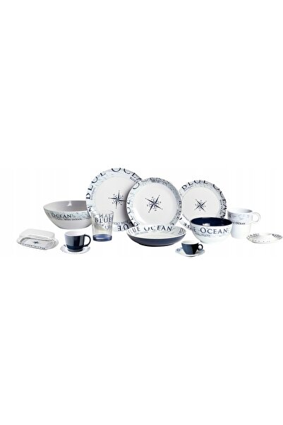 NO BRAND TACA TACKA MELAMINĂ BRUNNER BLUE OCEAN 40x29,5 cm