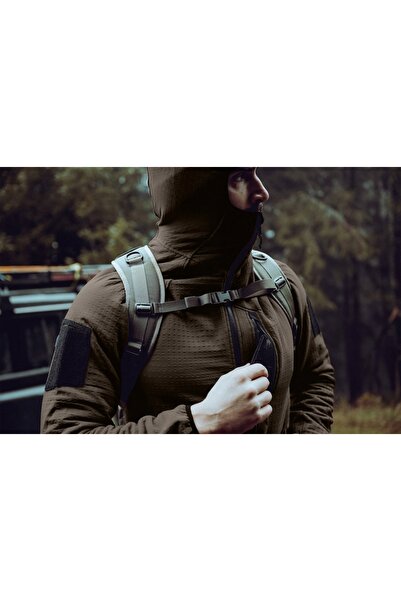 NO BRAND Hanorac din fleece polar cu glugă Helikon Patriot Pro - Verde Taiga S