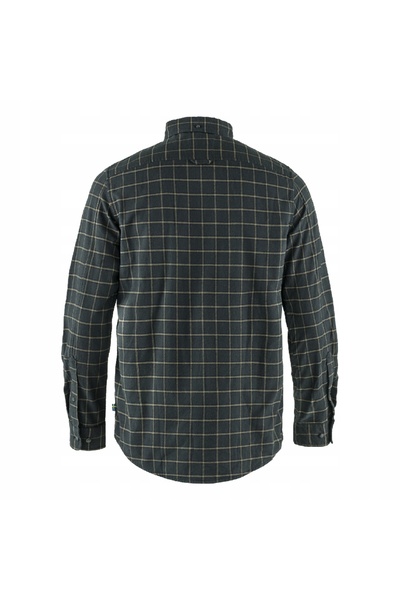 Fjällräven Cămașă de drumeție Fjallraven Ovik Flannel Shirt – gri închis, măr...