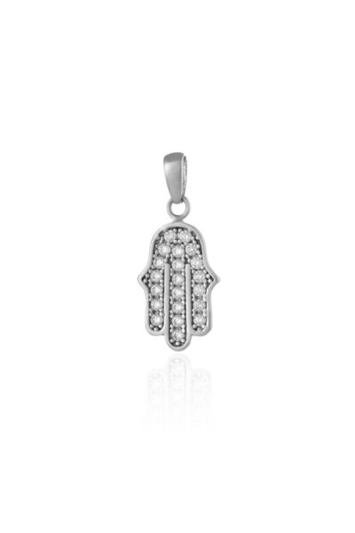 Sonis Pandantiv din aur alb 585/ 14 kt, Piatra: cubic zirconia, Culoare: tran...