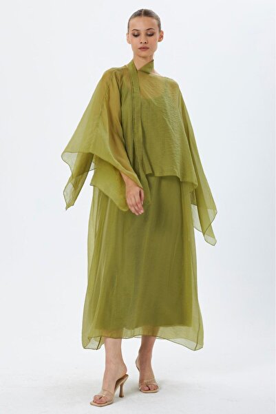MY GRS Thin Strap Patterned Lilyum Dress