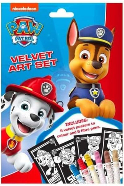 Alligator Paw Patrol Velvet Art