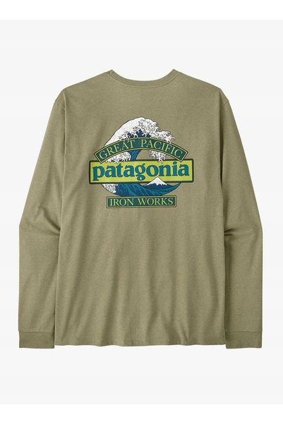 Patagonia Bluză fără glugă cu mânecă lungă Great Waves Responsibili-Tee - ver...