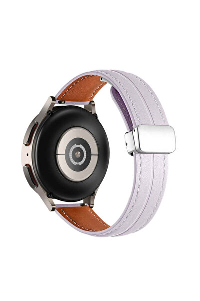 OEM Curea din piele compatibilă cu Watch 4 40mm, Watch 4 44mm, Mov - Mov