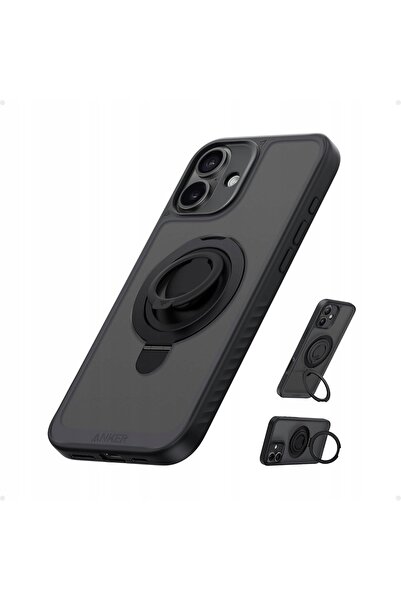 Anker Husă MagGo pentru iPhone 16 Plus, Capac Spate cu Suport Inel MagSafe
