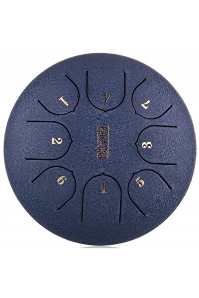 NO BRAND Tobă cu limbă Lotus pentru copii 6 inci 8 tonuri HLURU TC8-6-NAVYBLU...