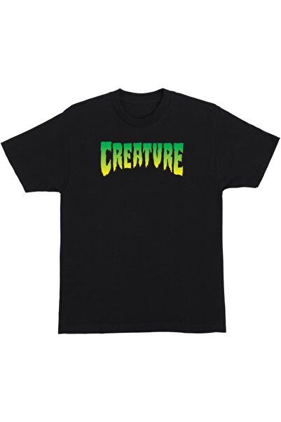 Creature Tricou negru cu logo