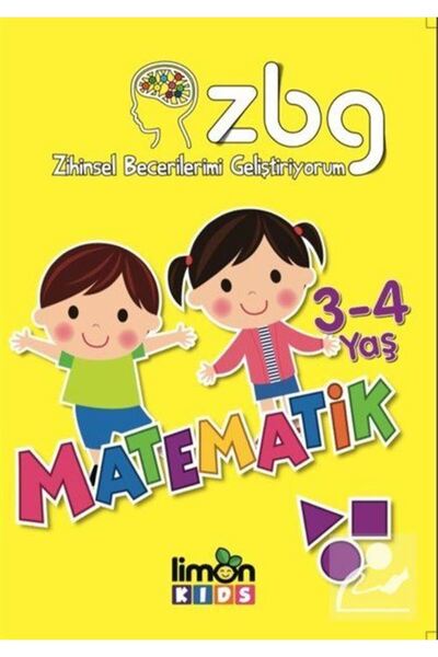 Limonkids Zihinsel Becerilerimi Geliştiriyorum Matematik (3-4 Yaş)