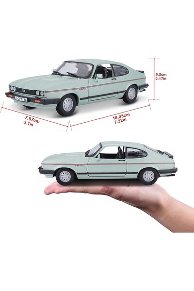 BBURAGO 1:24 Ford Capri (1982) Diecast Car