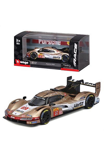 BBURAGO - Porsche 963 Hertz Jota #12 Die-Cast Model Car, 1:43 Scale RACE Coll...