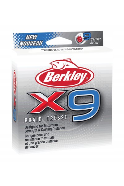 NO BRAND Berkley X9 Braid 0,08mm/300m Fir împletit Crystal