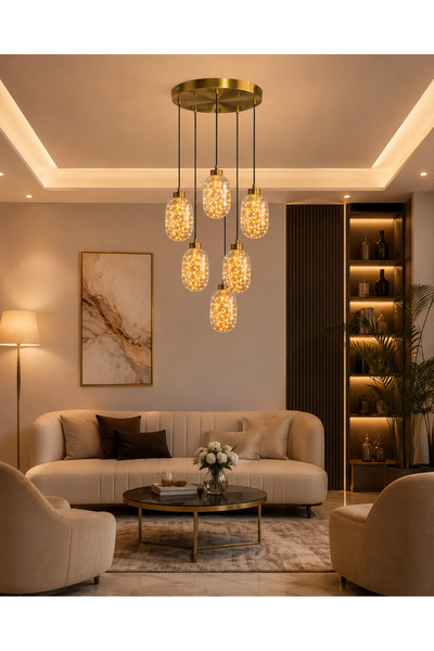 Tepe Avize Fairy Glow 6’lı Sarkıt Avize