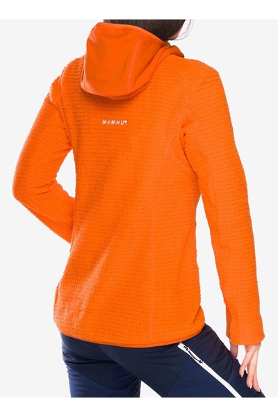 Mammut Jachetă polară de damă Eiger Nordwand Pro ML Air cu glugă - portocaliu...