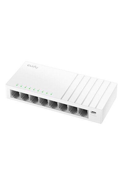 cudy Гигабитов суич GS108U, 8 порта, USB-C, компактен, 138x61.5x24мм