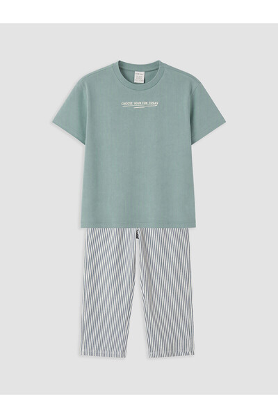 LC Waikiki Trendlucky Striped Baby Boy Suit with a Difference