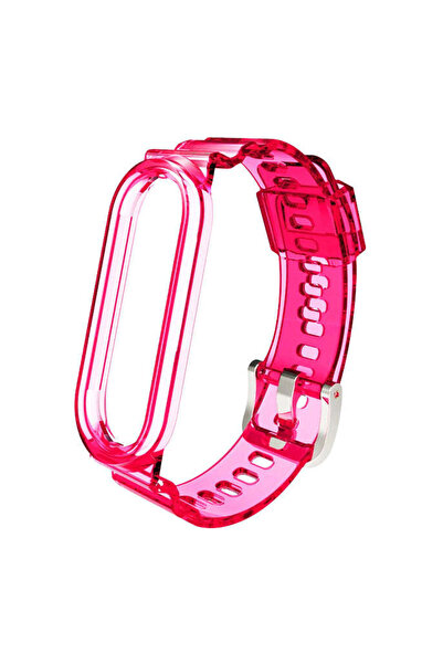 OEM Silicone strap compatible with Xiaomi Mi Band 3, Xiaomi Mi Band 4, Orange...