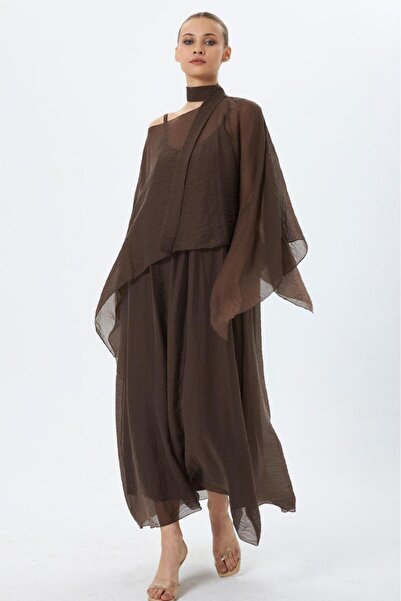 MY GRS Thin Strap Patterned Lilyum Dress