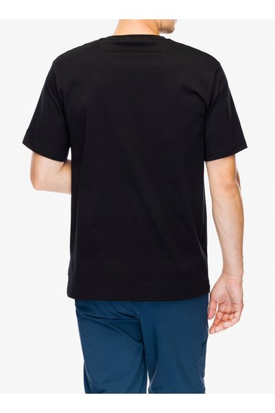 NO BRAND Tricou din bumbac Vaude Logo T-Shirt II - negru M
