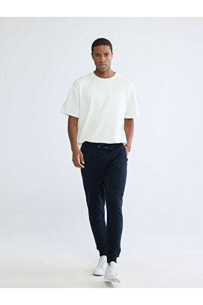 LC Waikiki Nevavm Men's Jogger Sweatpants with Standard Fit and Zipper Pockets