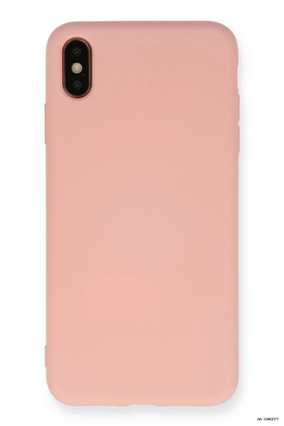 New Face Concepta iPhone XS Max Case Nano Inside Velvet Silicone (190227) - Pink