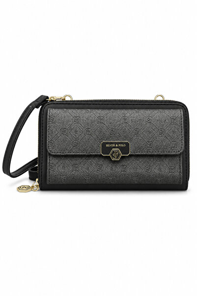 louisiana polo Silver Polo Wallet Platinum Black 921