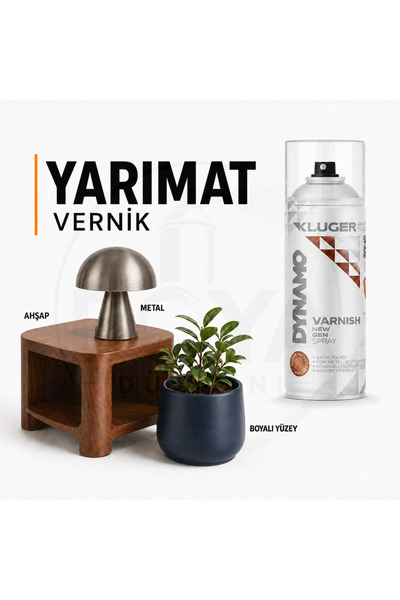 Dynamo Sprey YARIMAT Vernik & Ahşap Verniği & Metal Verniği & Plastik Verniği