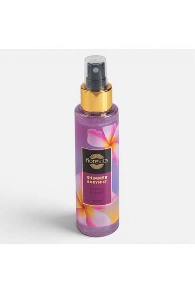 OEM Spray de corp cu aromă exotică de apus și sclipici 125ml - Fiorevita