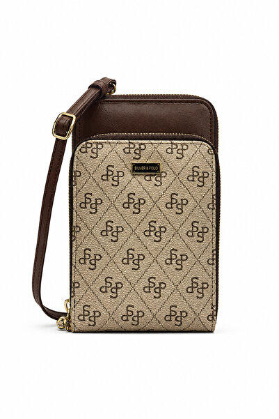 louisiana polo Silver Polo Women's Wallet Beige.Brown 1011