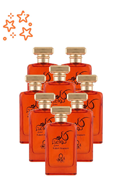 Al aqeeq 8 Pieces Kalam Nawaem Orange Perfume 100ML