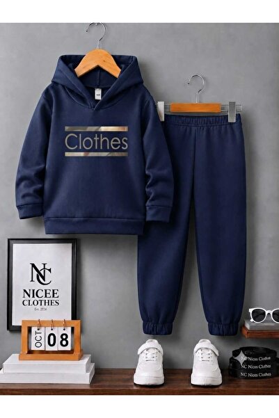 NC Nicee Clothes SET DE TRENING PENTRU COPII UNISEX (IMPRIMAT CU DUBLĂ LINIE ...