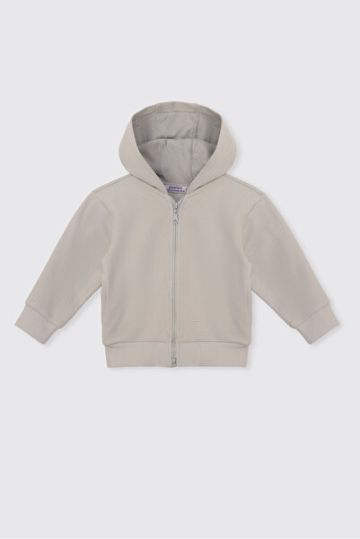 Panço Erkek Bebek Fermuarlı Mint Sweatshirt