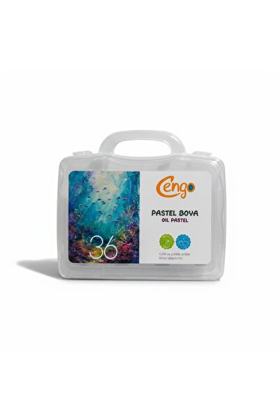 Cengo 36 Color Crayon Set with Bag – Vibrant and Bright Colors, Easy Application