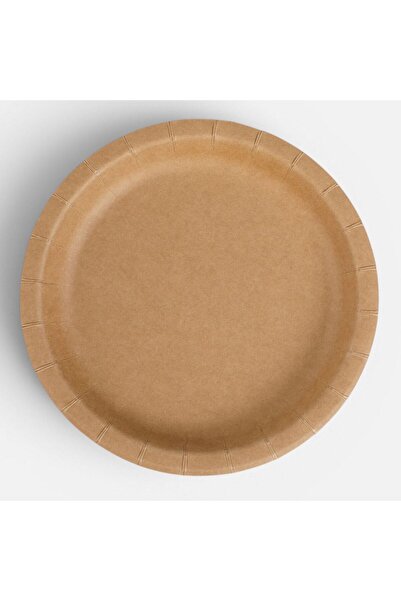 OEM Kraft Paper Plates Ø23cm - 10pcs