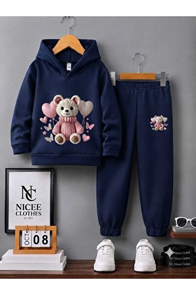 NC Nicee Clothes SET TRENING COPII UNISEX (IMPRIMEU CU URSULEȚ ȘI BOMBOANE DE...