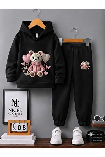 NC Nicee Clothes SET TRENING COPII UNISEX (IMPRIMEU CU URSULEȚ ȘI BOMBOANE DE...