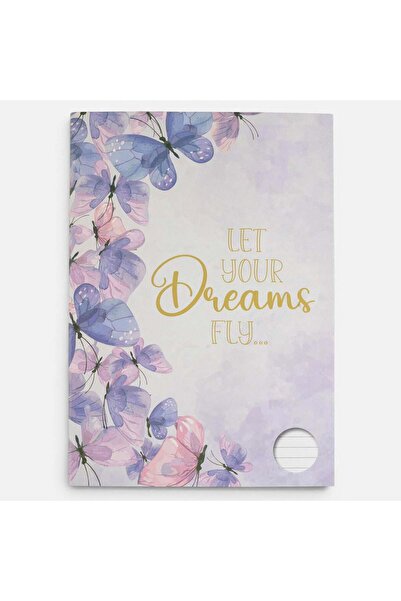OEM Caiet Studentesc A4 Dictando cu Mesaj "Let Your Dreams Fly..." - 100 File