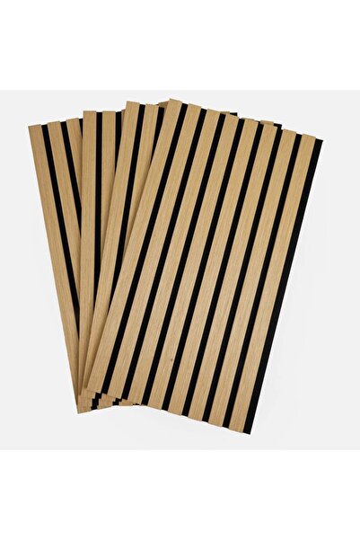 OEM Autocolant de Perete Model Riflaj cu Efect Lemn 60x32,5cm - 4buc